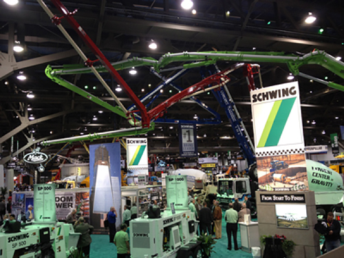 Schwing expande su presencia en la feria “World of Concrete 2013”